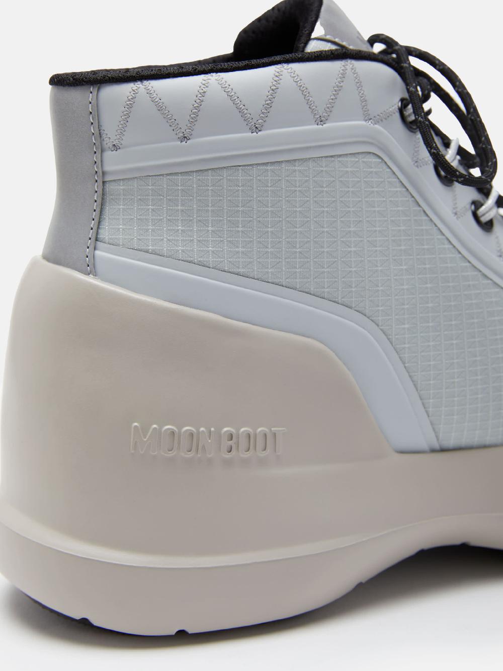 Moon Boot LUNA TREK MID NYLON GRIGIO Spedizione Gratuita