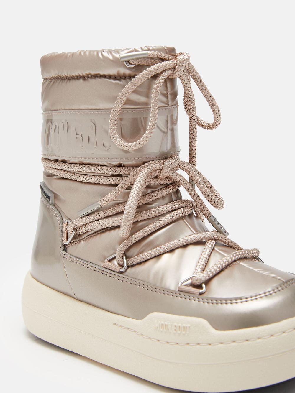 Moon Boot JUNIOR PARK BOOT COLOR ORO ROSA Negozi Online
