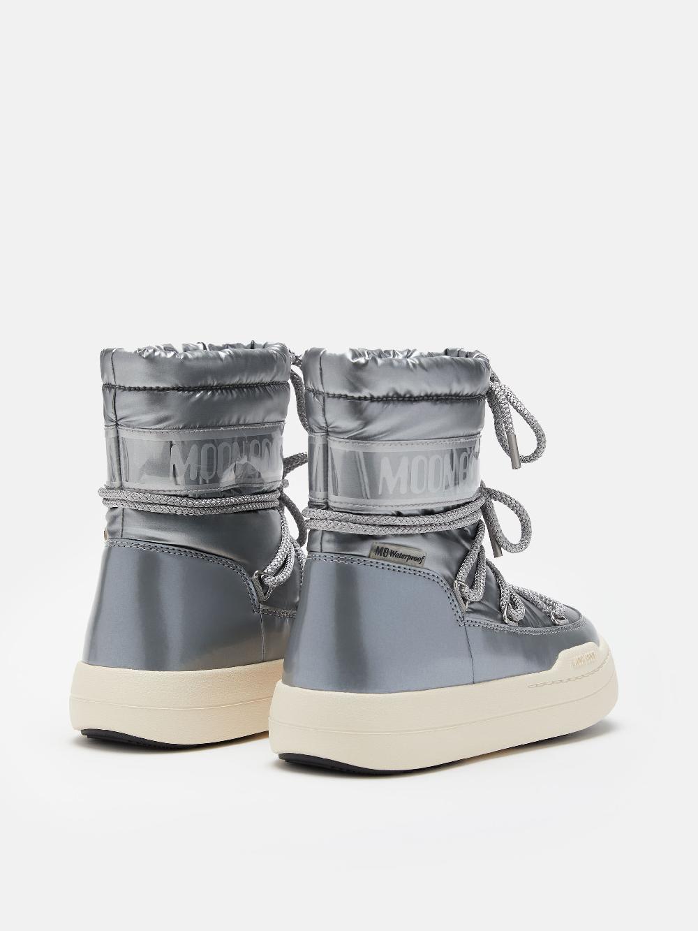 Moon Boot JUNIOR PARK BOOT COLOR ARGENTO Promozione Limitata