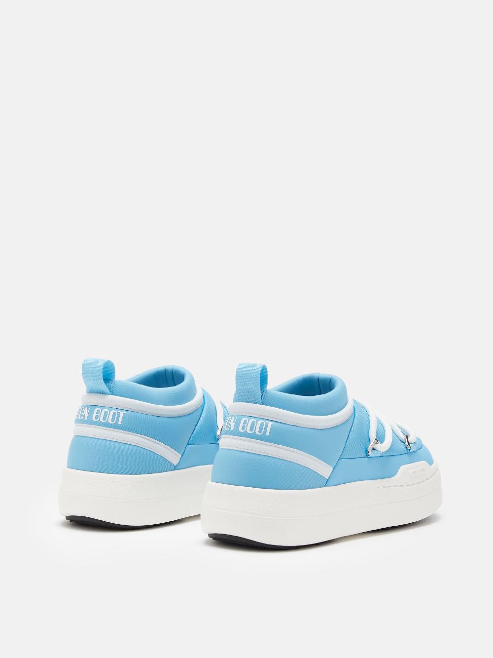 Moon Boot JUNIOR PARK SNEAKER ICON BLU Fino Al -60%