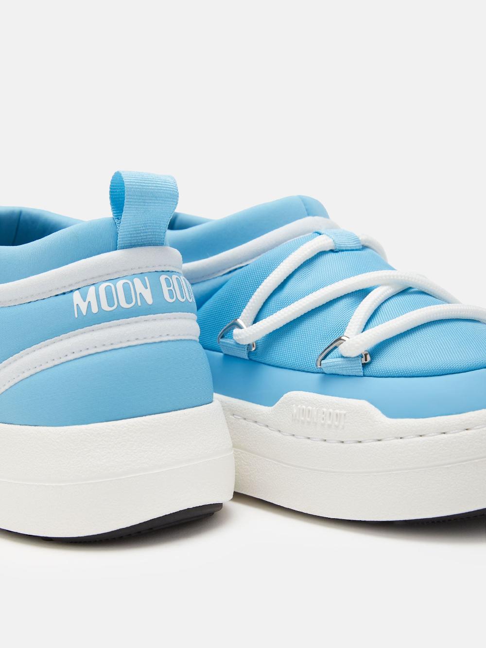 Moon Boot JUNIOR PARK SNEAKER ICON BLU Fino Al -60%