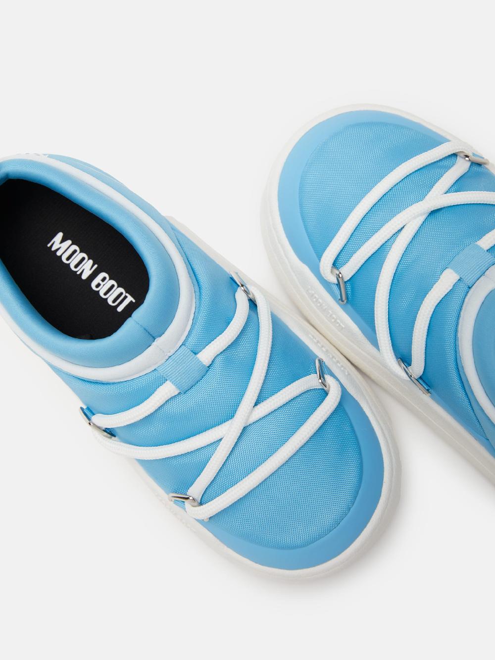 Moon Boot JUNIOR PARK SNEAKER ICON BLU Fino Al -60%