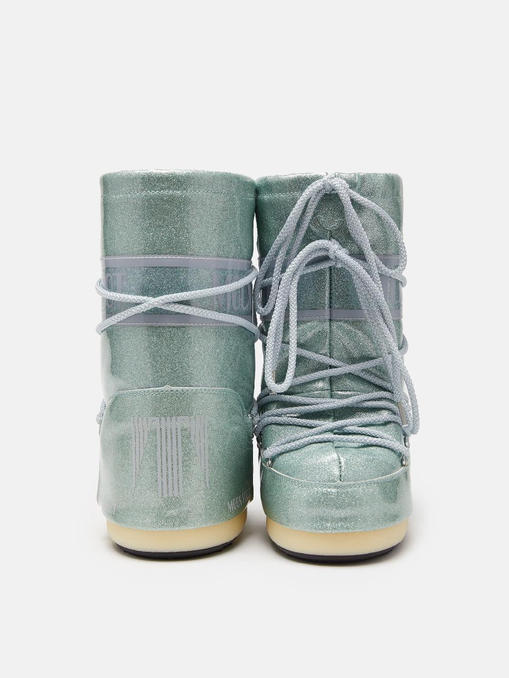 Moon Boot ICON JUNIOR GLITTER BLU Shopping Online