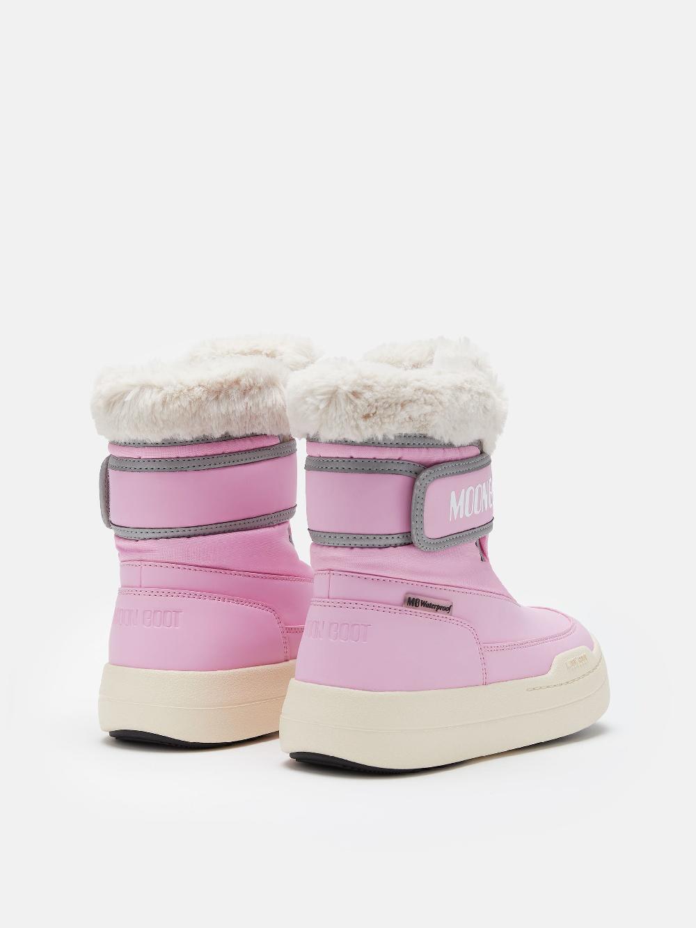 Moon Boot JUNIOR PARK ROSA CON CHIUSURA A STRAPPO Novità