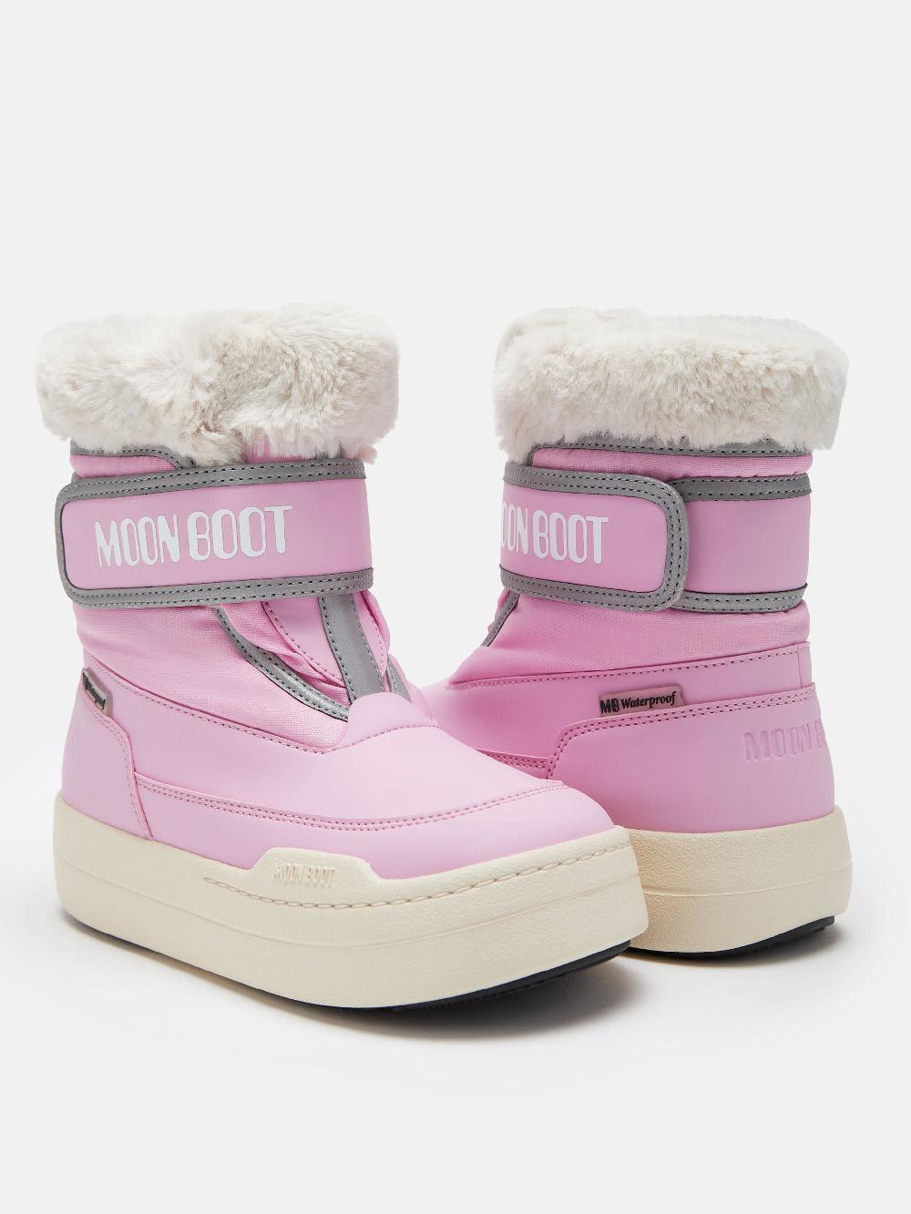 Moon Boot JUNIOR PARK ROSA CON CHIUSURA A STRAPPO Novità