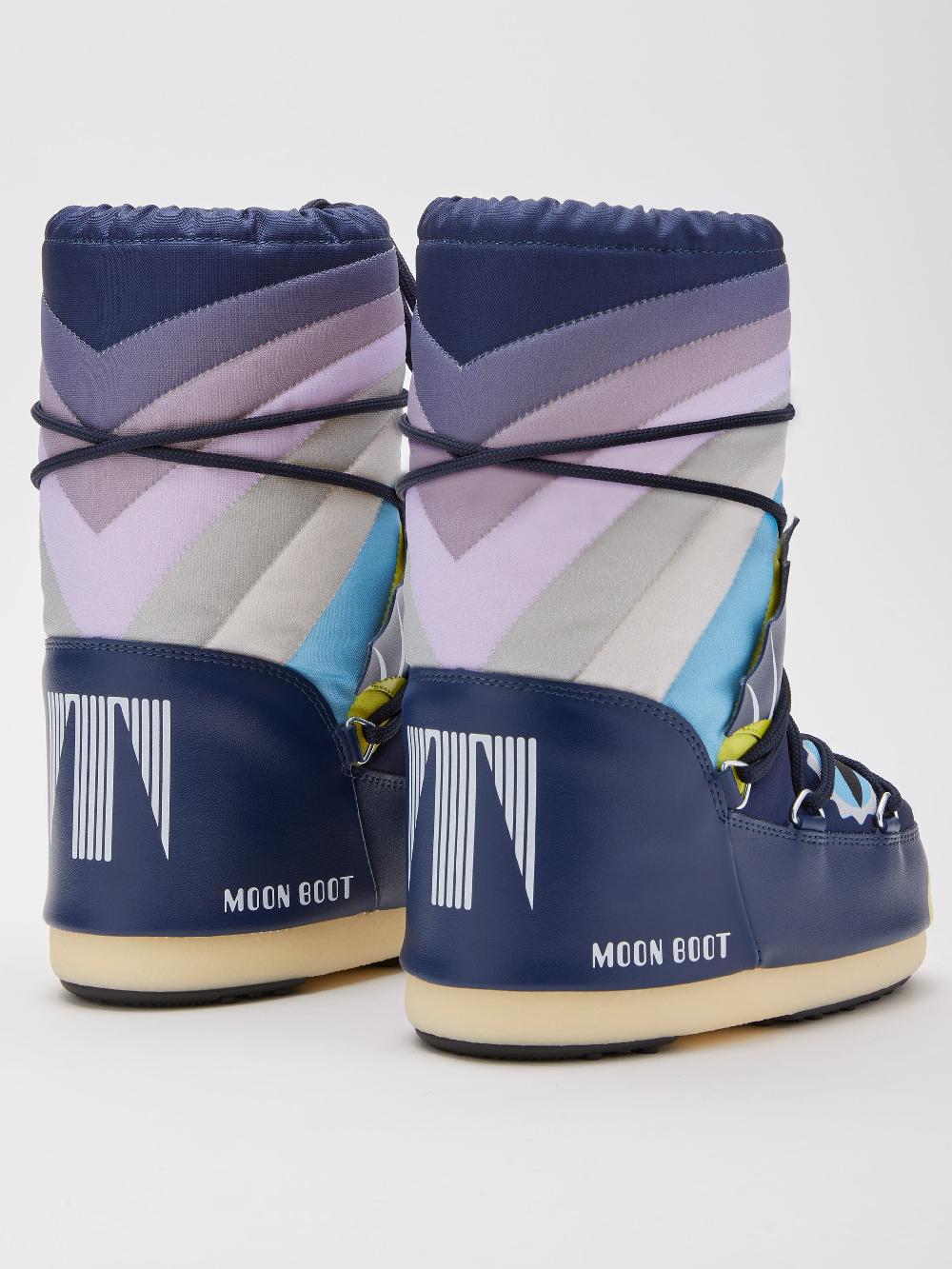 Moon Boot ICON JUNIOR DRAGON BLU Presa