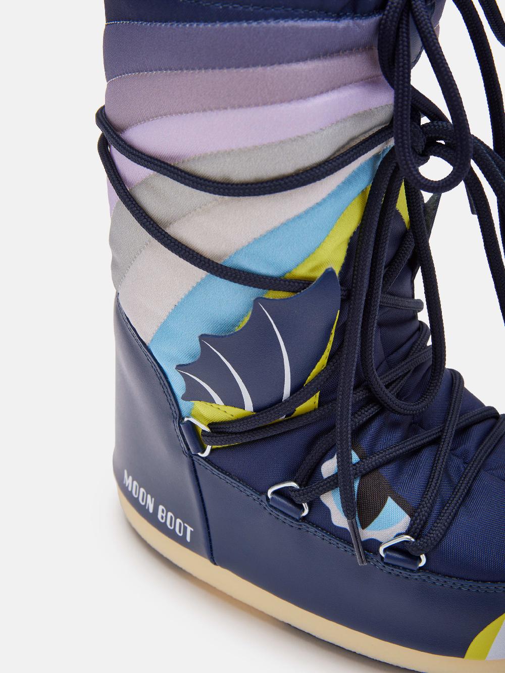 Moon Boot ICON JUNIOR DRAGON BLU Presa