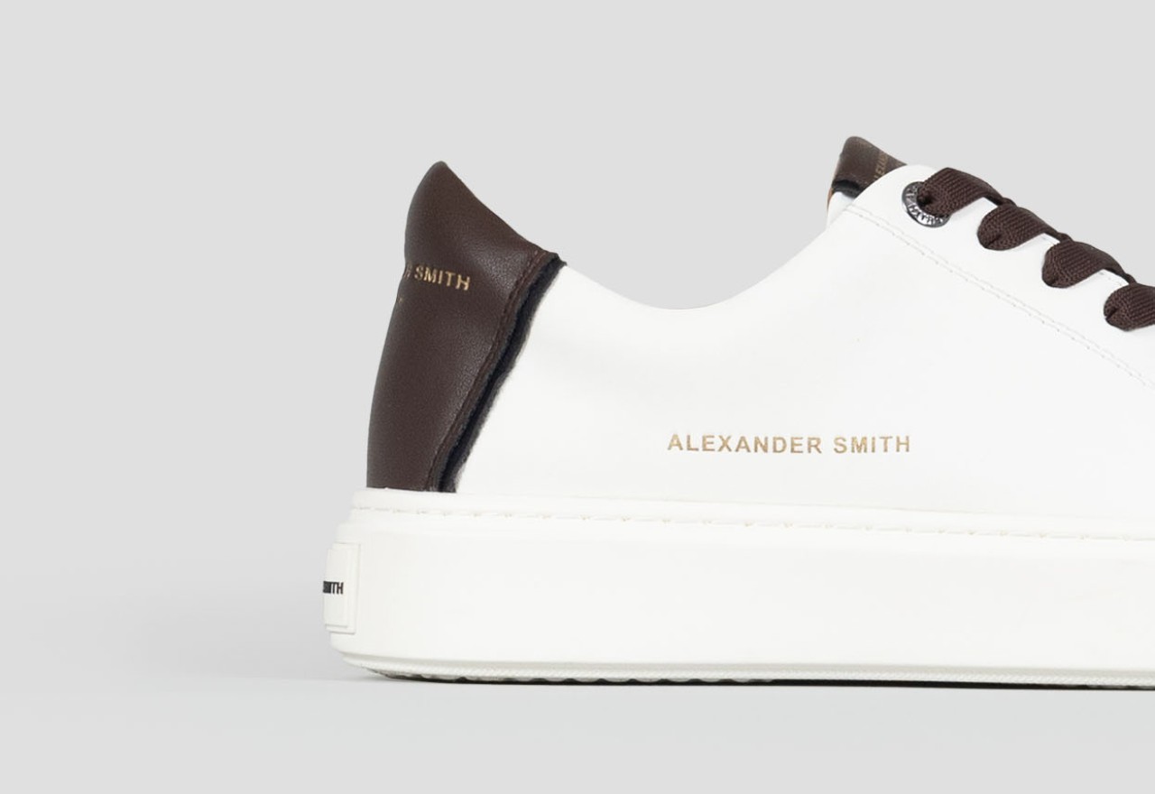 Alexander Smith LONDON MAN WHITE DARK BROWN Novità