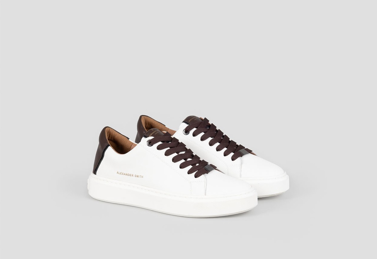 Alexander Smith LONDON MAN WHITE DARK BROWN Novità
