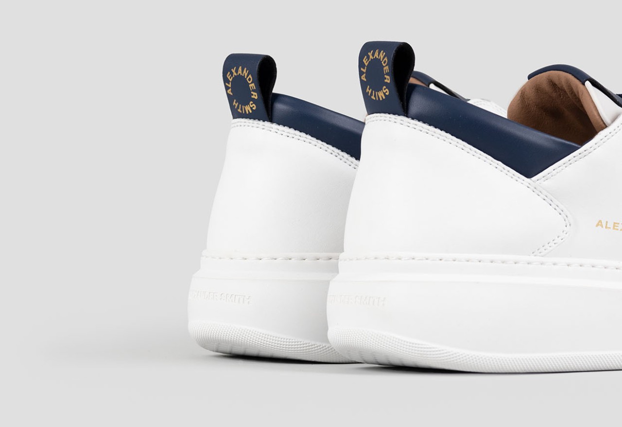 Alexander Smith WEMBLEY MAN WHITE BLUE Saldi Di Fabbrica