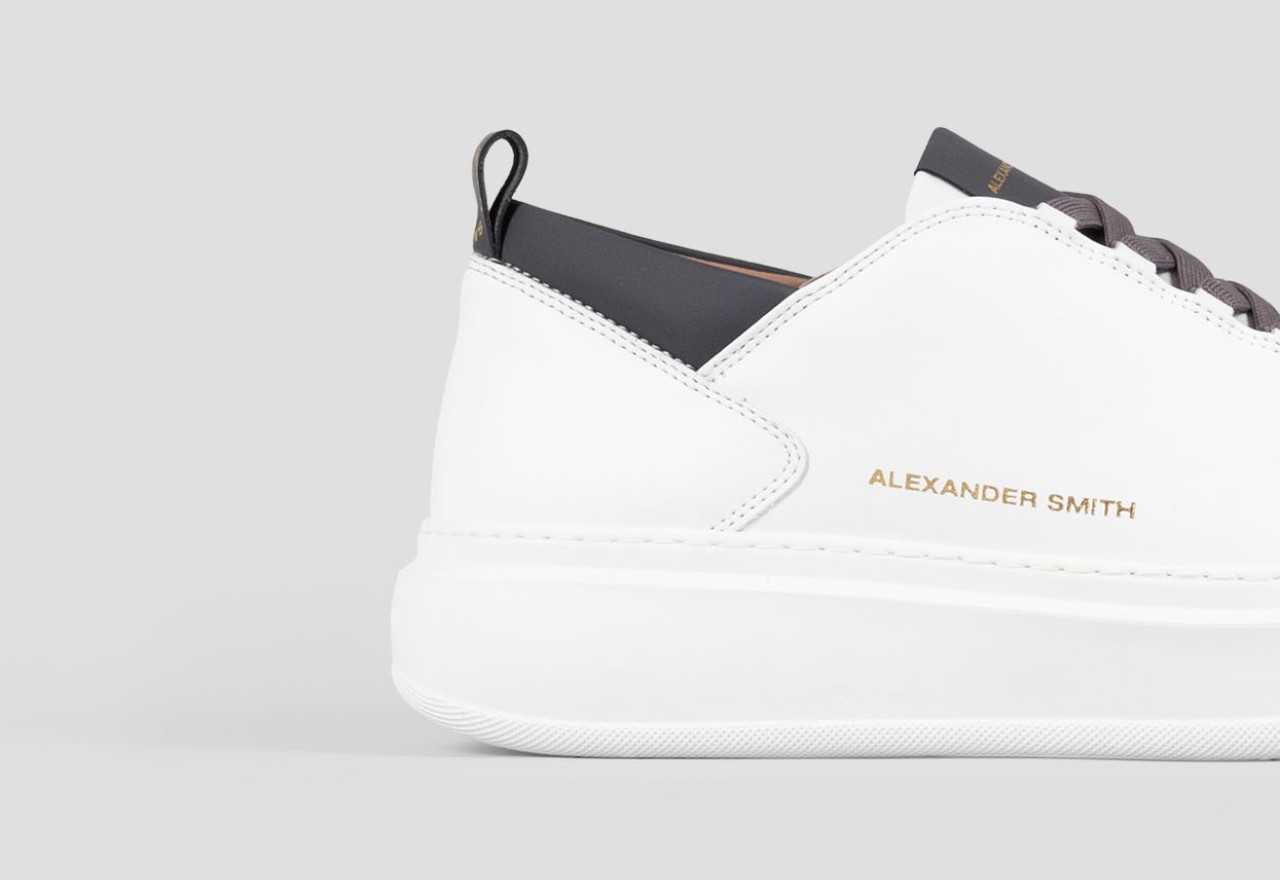 Alexander Smith WEMBLEY MAN WHITE DARK GREY In Saldo