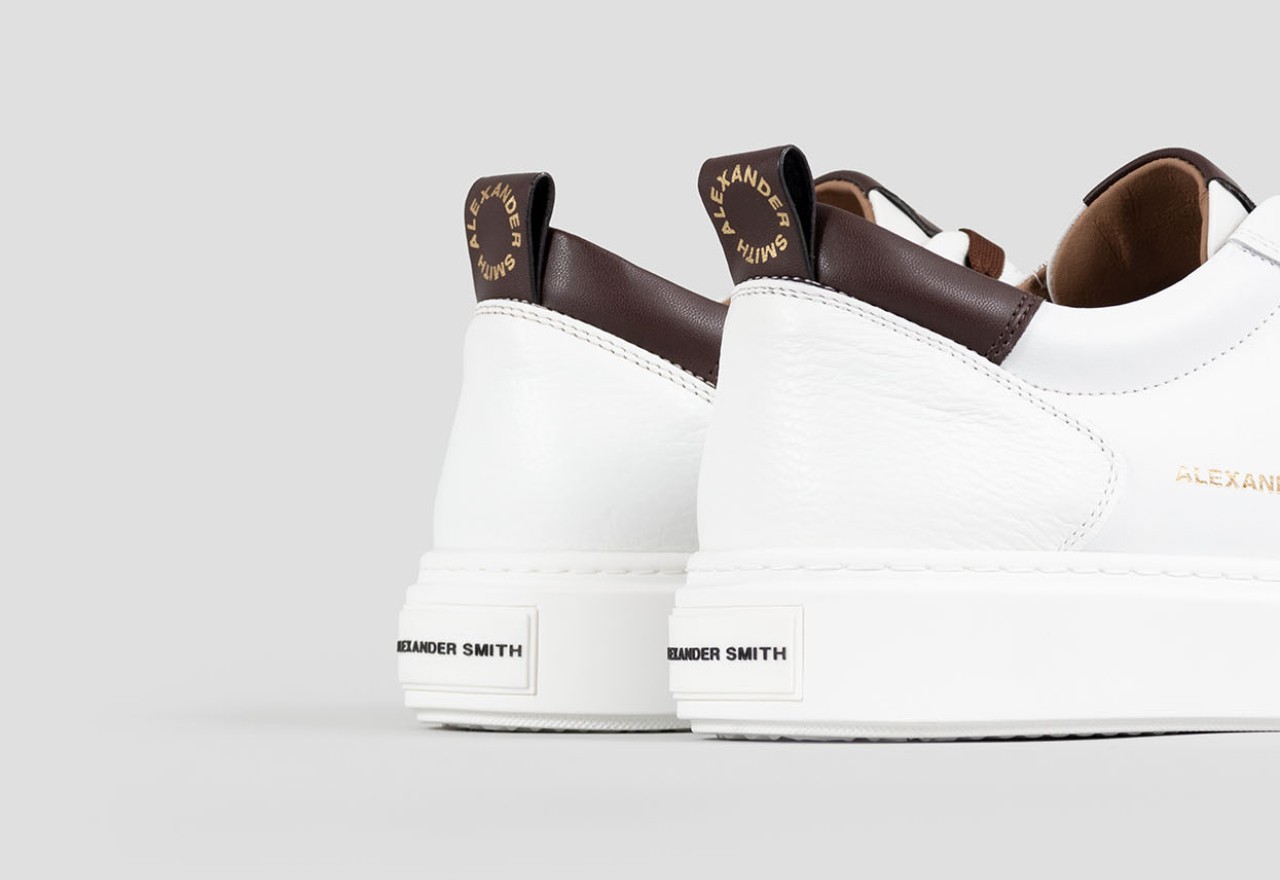 Alexander Smith BOND MAN WHITE DARK BROWN Spedizione Gratuita
