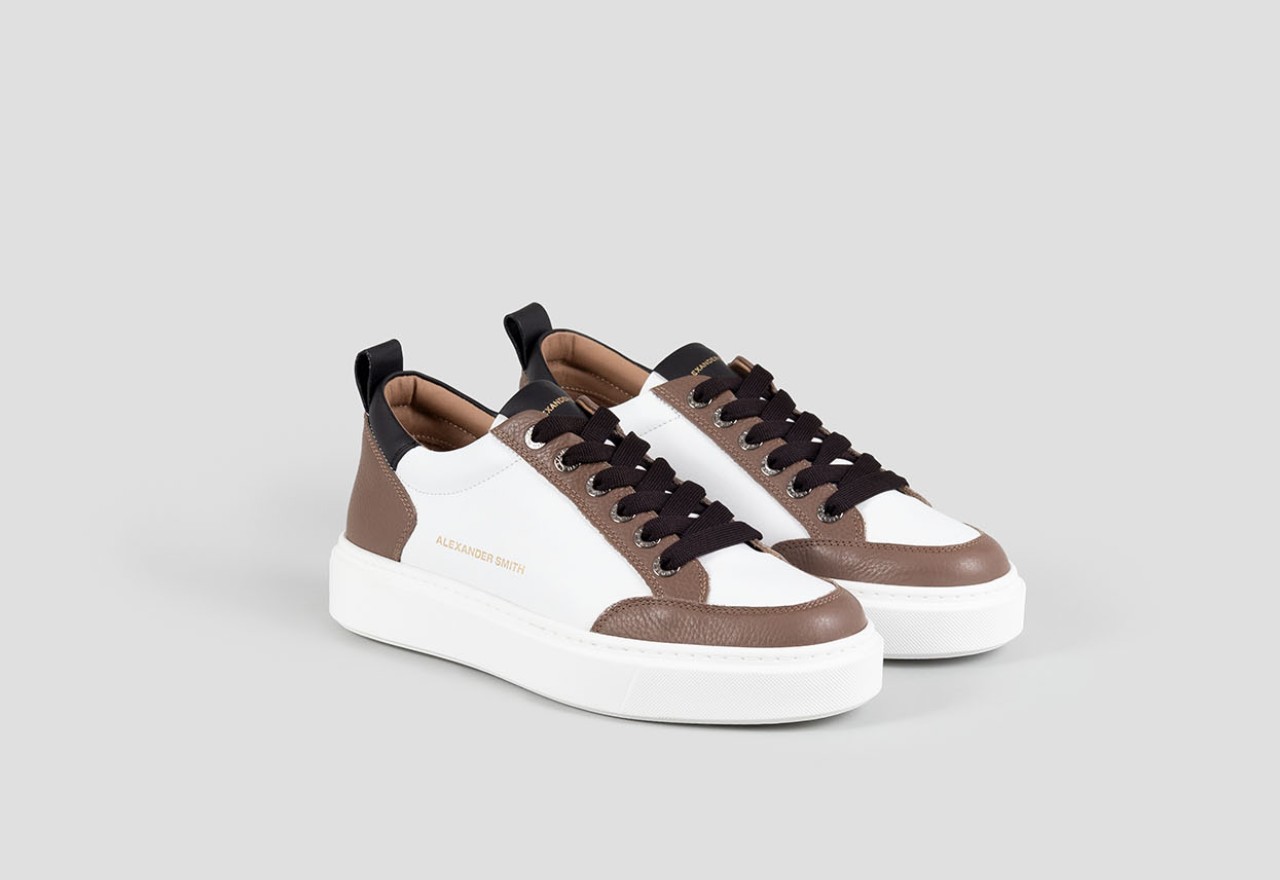 Alexander Smith BOND MAN DARK COGNAC WHITE Acquista Ora