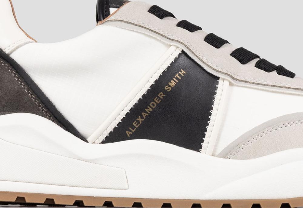 Alexander Smith ECO-DOVER MAN WHITE BLACK Presa