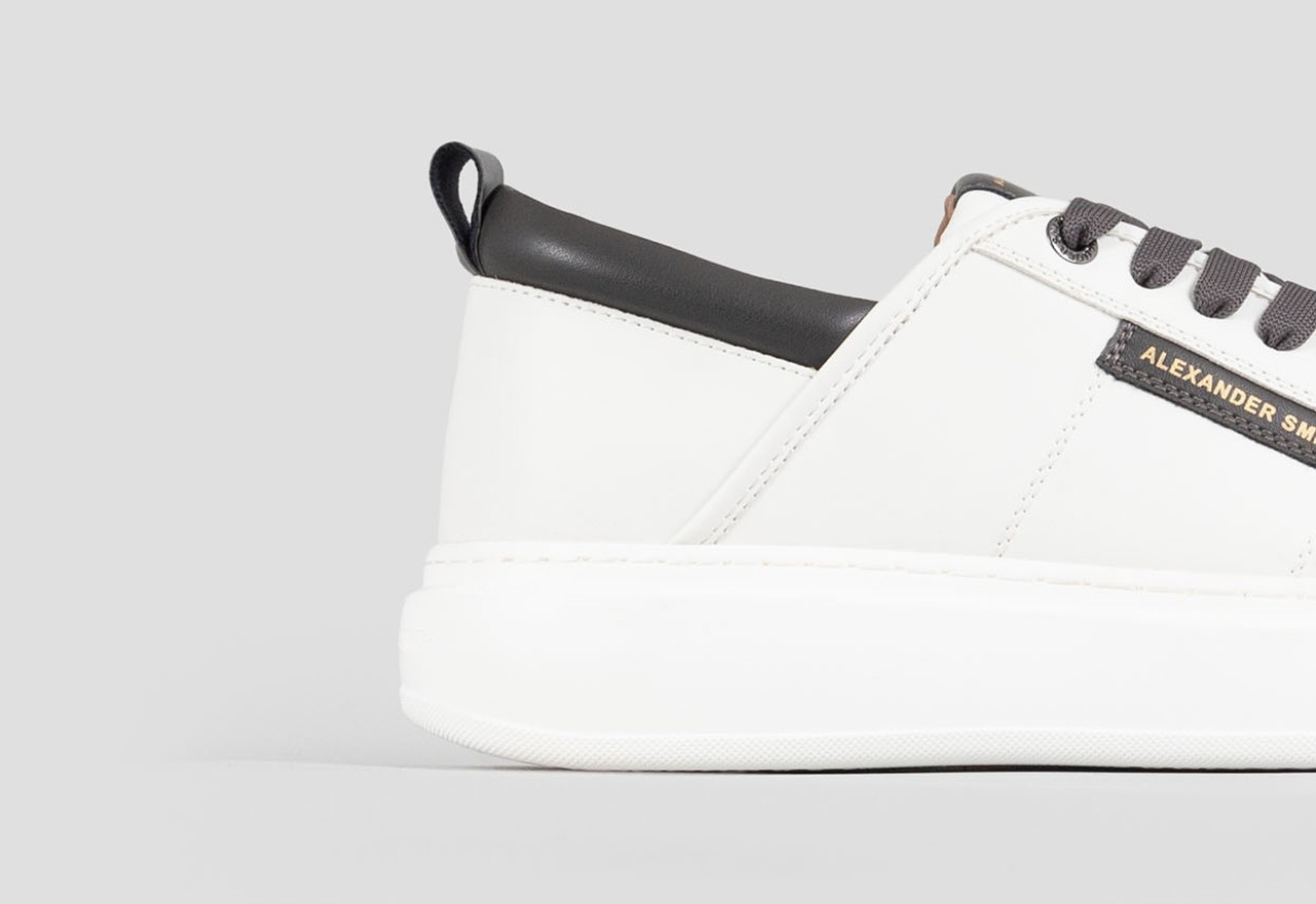 Alexander Smith ECO-WEMBLEY MAN WHITE DARK GREY Saldi