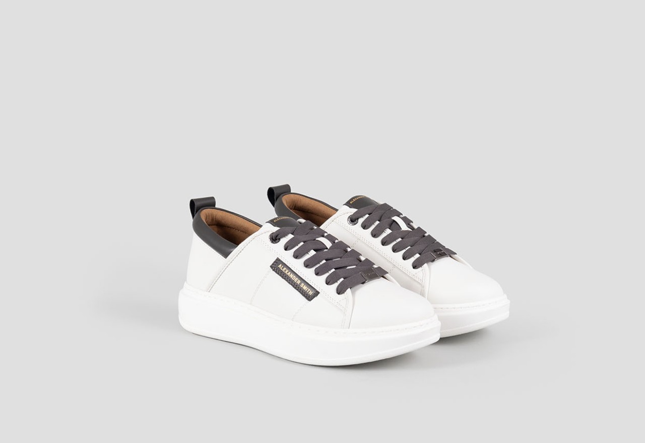 Alexander Smith ECO-WEMBLEY MAN WHITE DARK GREY Saldi