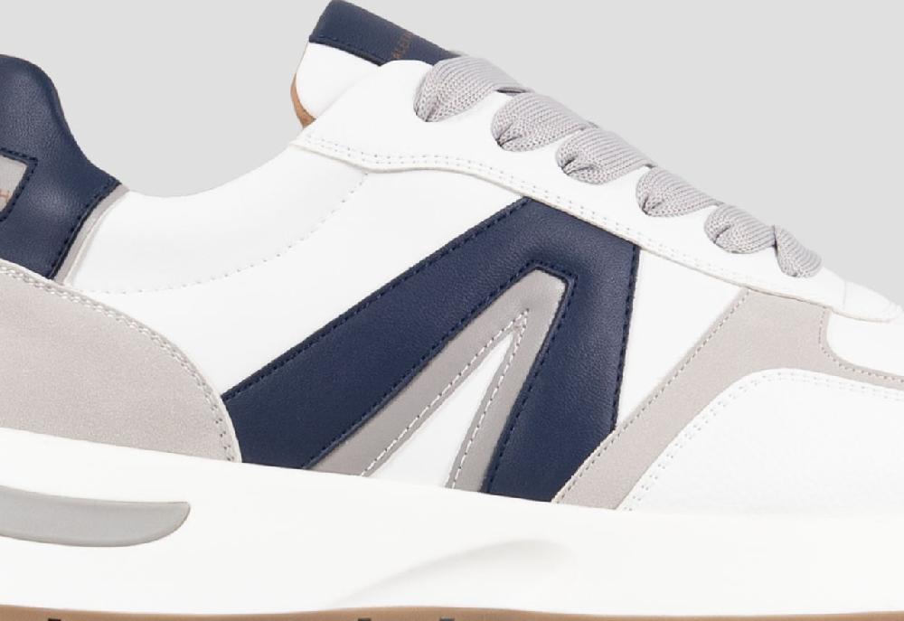Alexander Smith HYDE MAN WHITE BLUE GREY Moda