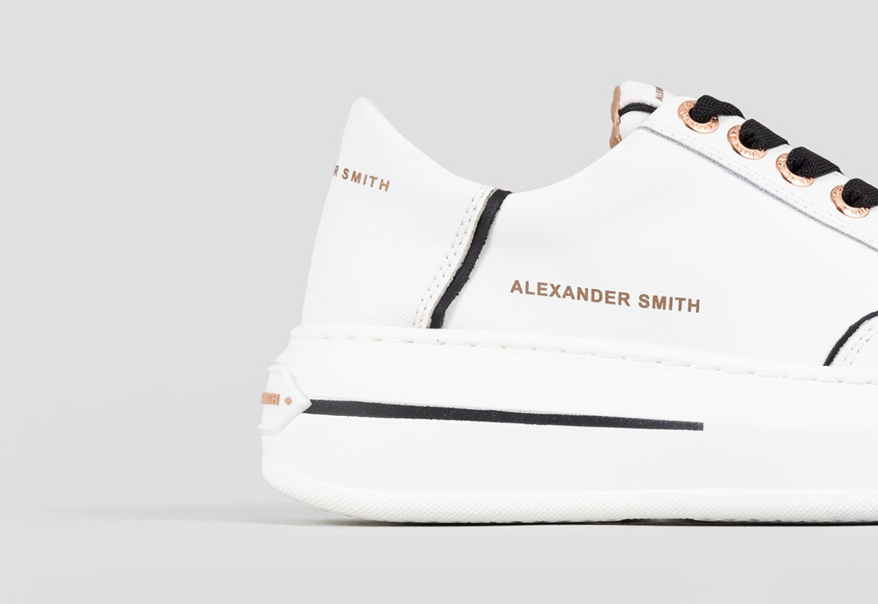 Alexander Smith LANCASTER WOMAN WHITE BLACK Qualità Garantita