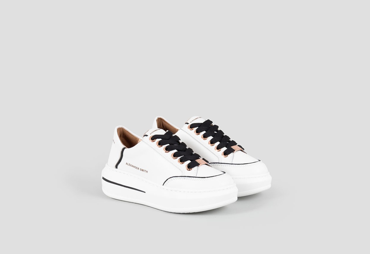 Alexander Smith LANCASTER WOMAN WHITE BLACK Qualità Garantita