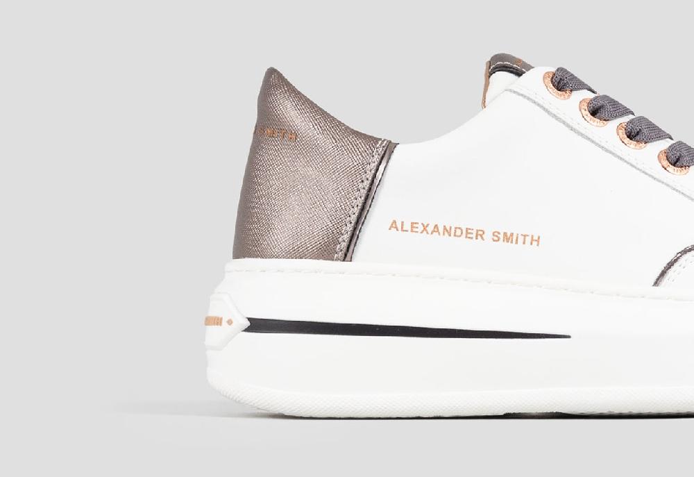 Alexander Smith LANCASTER WOMAN WHITE DARK SILVER Consegna Veloce