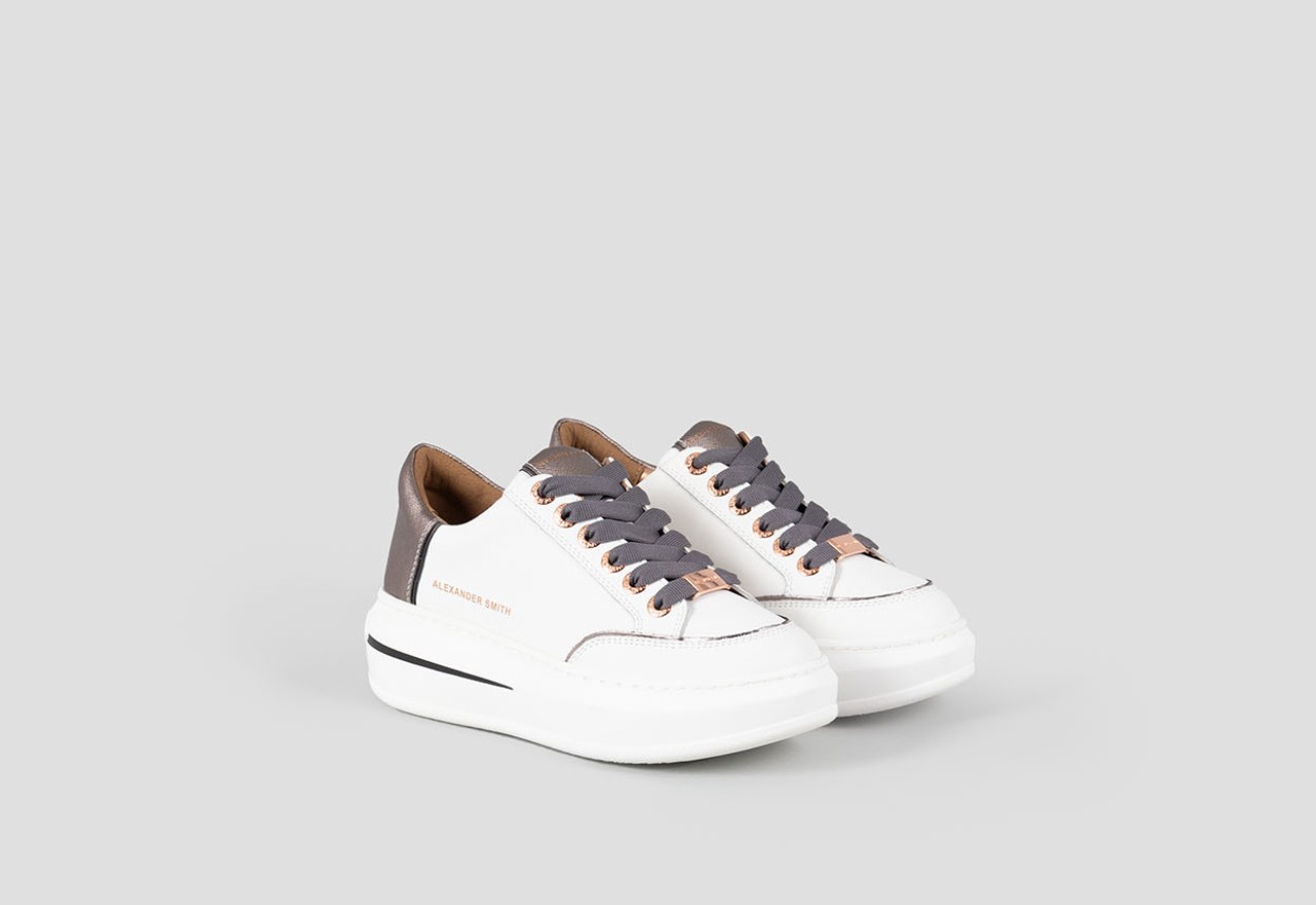 Alexander Smith LANCASTER WOMAN WHITE DARK SILVER Consegna Veloce