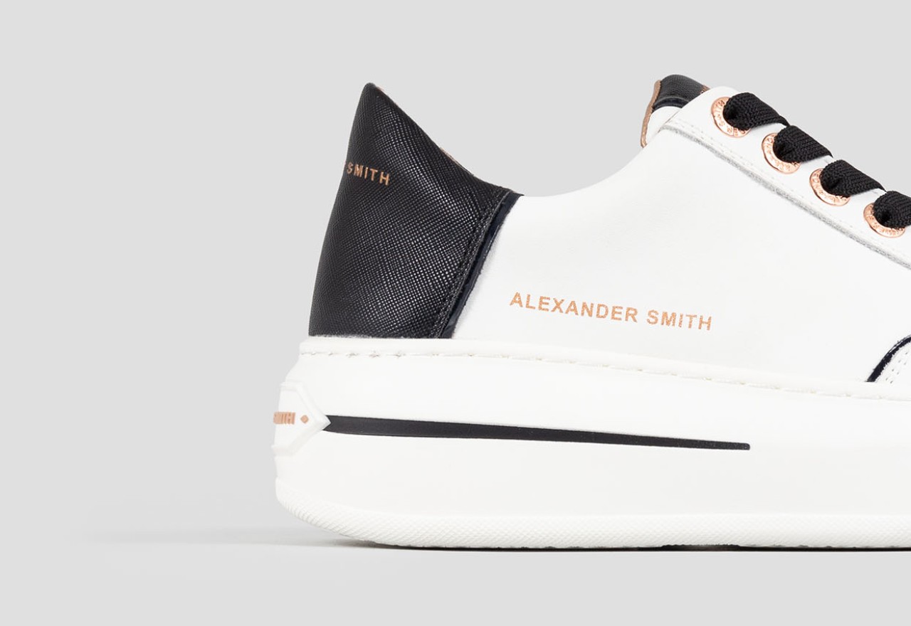 Alexander Smith LANCASTER WOMAN WHITE BLACK Fino Al -60%