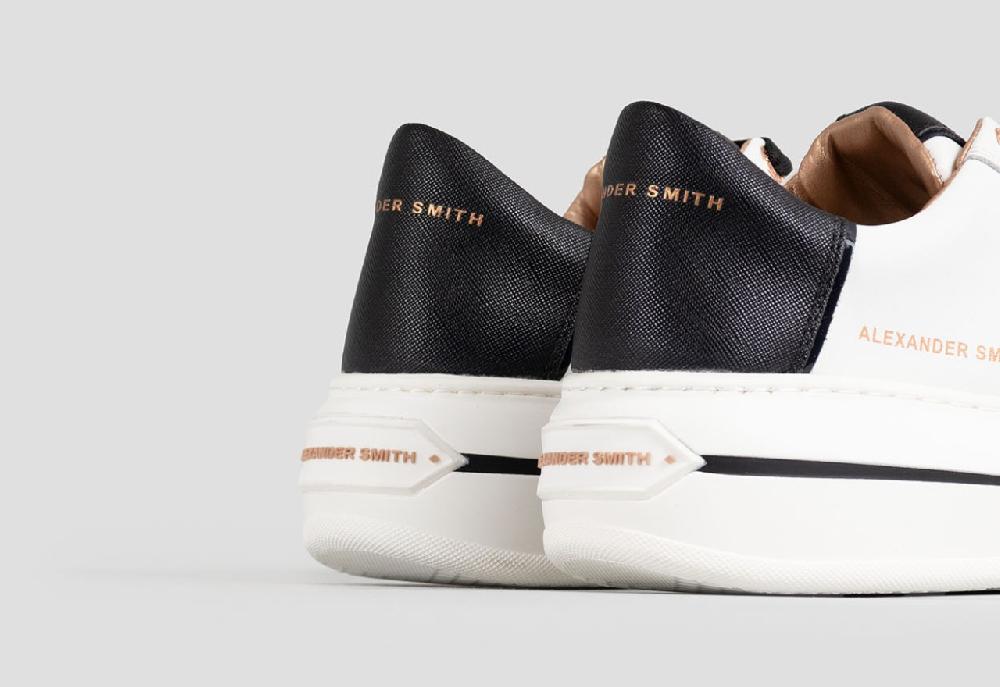 Alexander Smith LANCASTER WOMAN WHITE BLACK Fino Al -60%