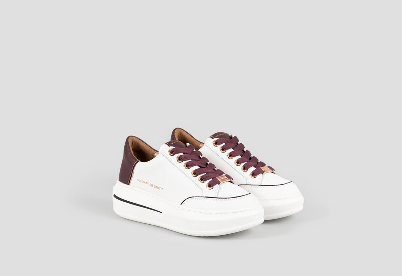 Alexander Smith LANCASTER WOMAN WHITE BORDEAUX Affare Del Giorno
