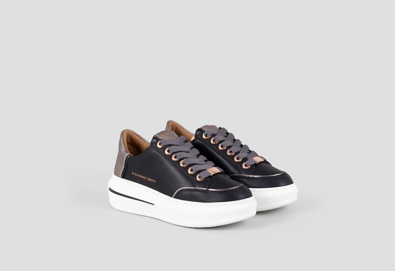 Alexander Smith LANCASTER WOMAN BLACK DARK SILVER Sconto