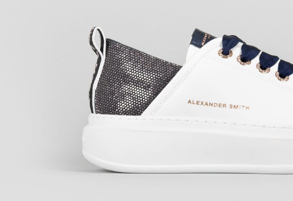 Alexander Smith WEMBLEY WOMAN WHITE BLUE In Linea