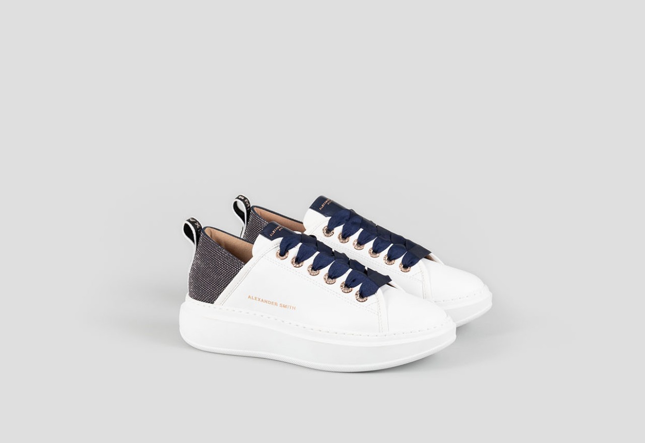 Alexander Smith WEMBLEY WOMAN WHITE BLUE In Linea