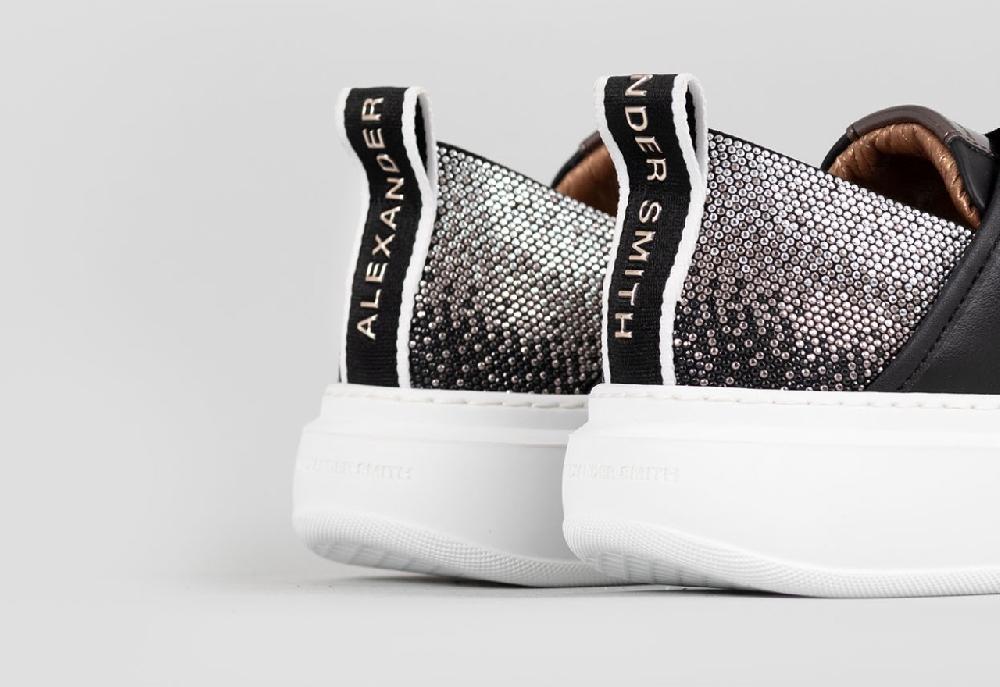 Alexander Smith WEMBLEY WOMAN BLACK BLACK SILVER Prezzo Ridotto