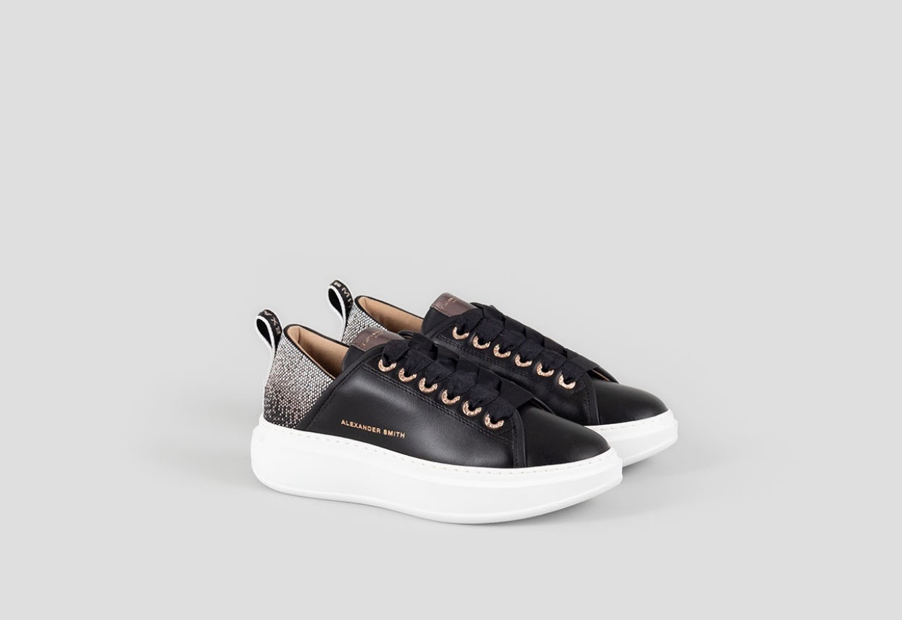 Alexander Smith WEMBLEY WOMAN BLACK BLACK SILVER Prezzo Ridotto