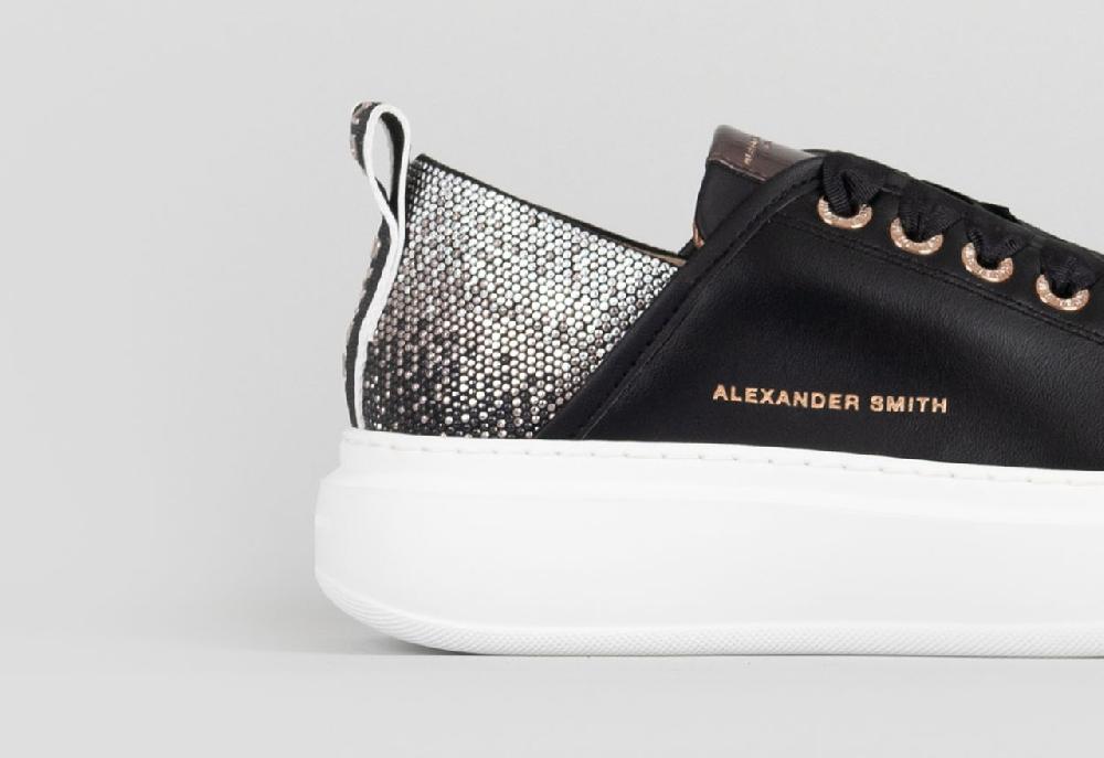 Alexander Smith WEMBLEY WOMAN BLACK BLACK SILVER Prezzo Ridotto