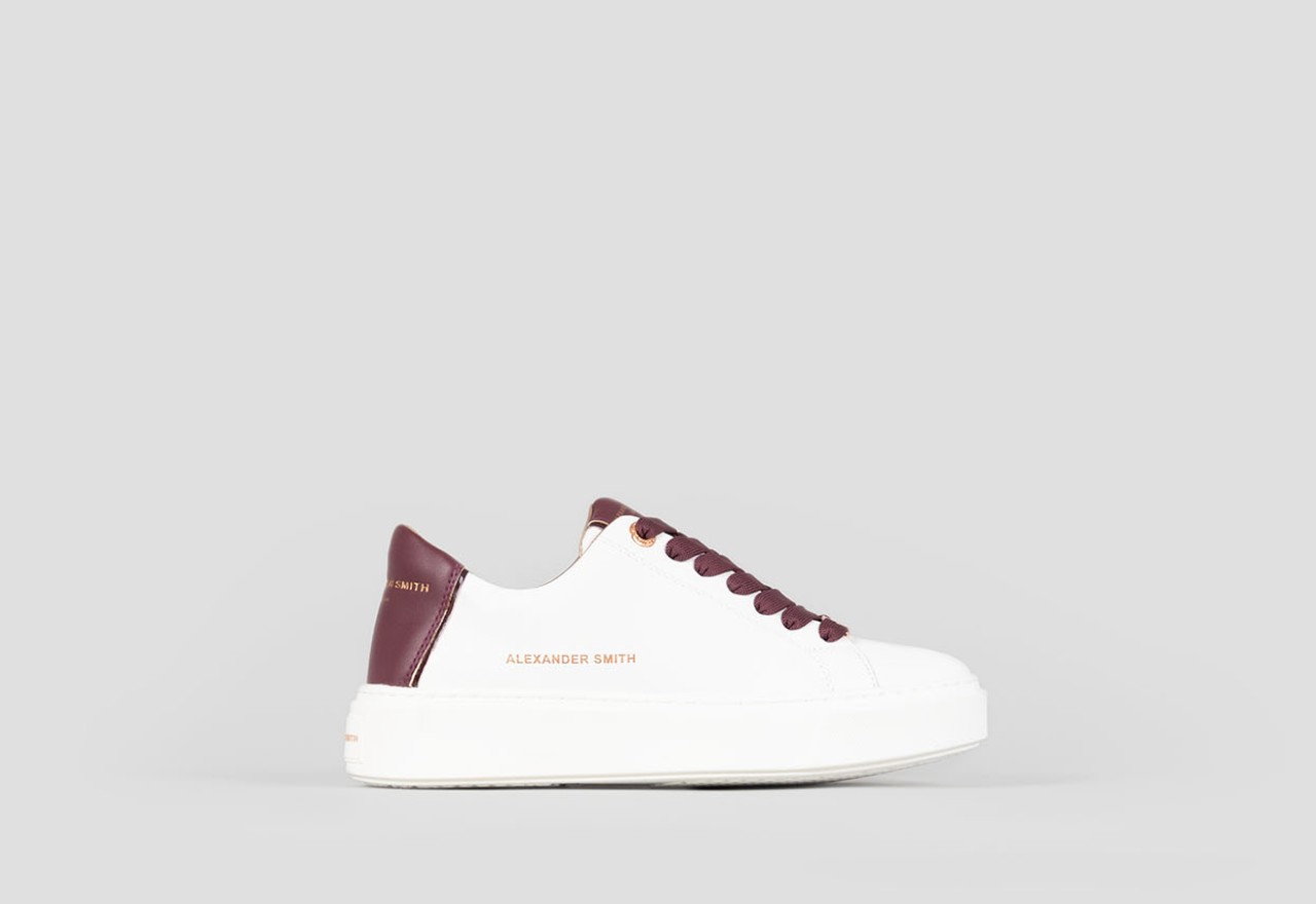 Alexander Smith LONDON WOMAN WHITE BORDEAUX Negozi Online
