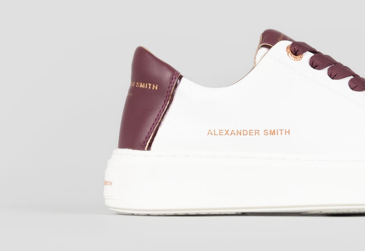 Alexander Smith LONDON WOMAN WHITE BORDEAUX Negozi Online