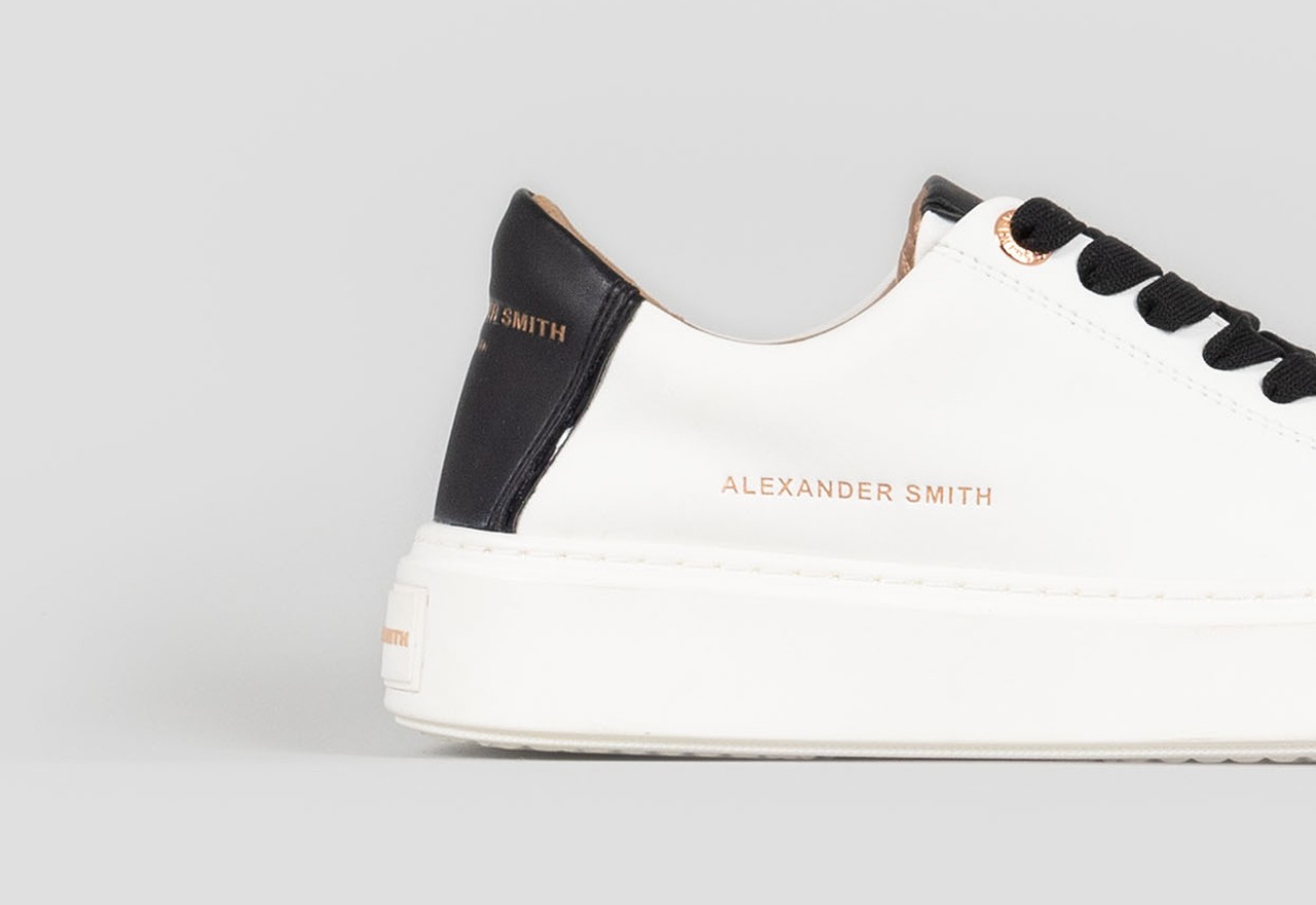 Alexander Smith LONDON WOMAN WHITE BLACK Consegna Veloce