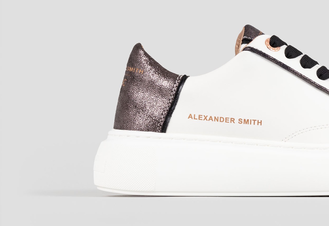 Alexander Smith ECO-GREENWICH WOMAN WHITE BLACK Vendita Calda