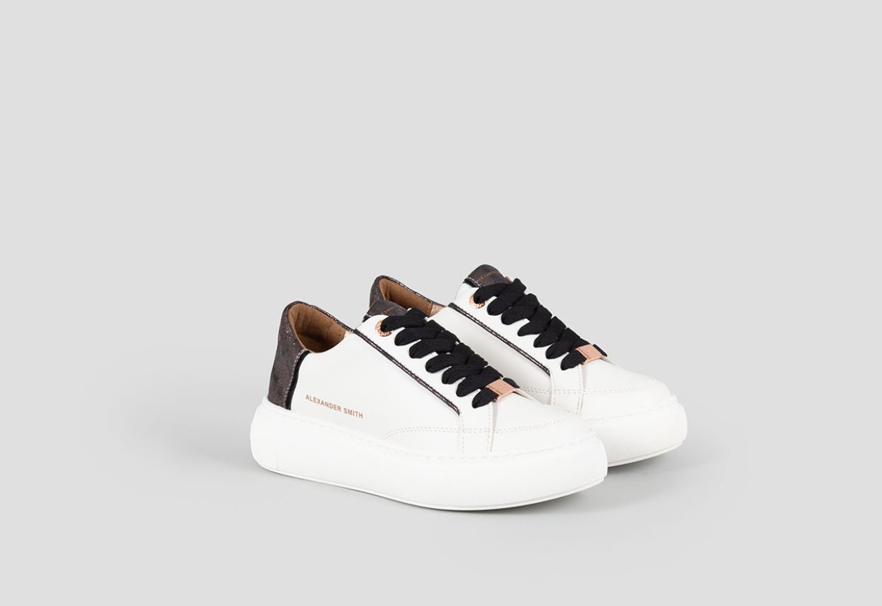 Alexander Smith ECO-GREENWICH WOMAN WHITE BLACK Vendita Calda