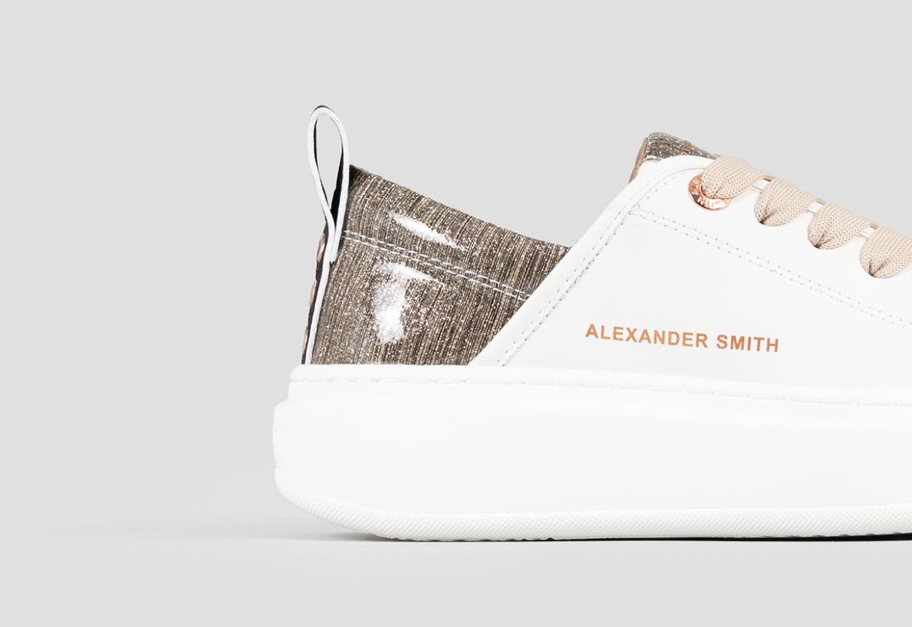 Alexander Smith ECO-WEMBLEY WOMAN WHITE GOLD Nuovo