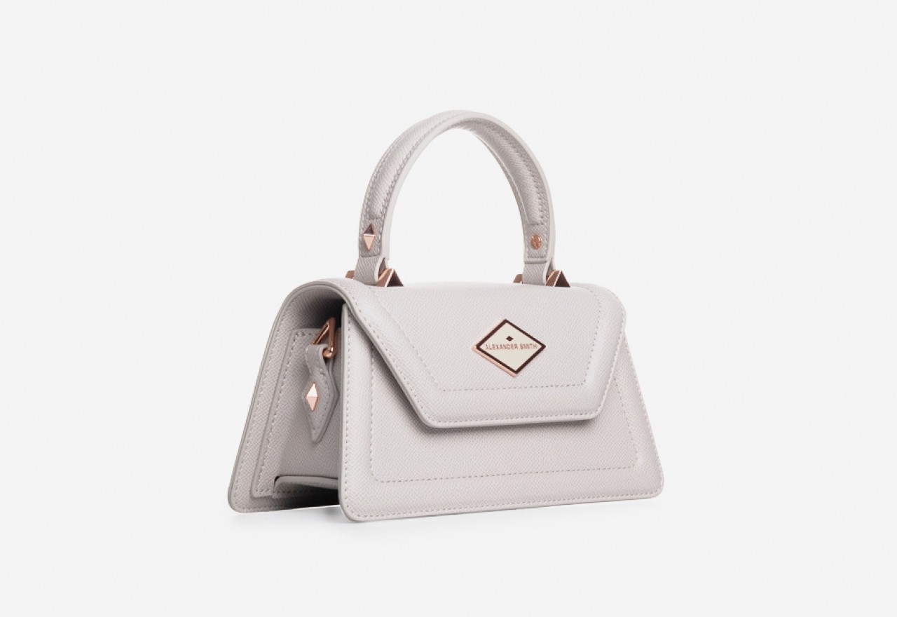 Alexander Smith ELIZABETH MINI - PASTEL GREY - PALMELLATO Novità