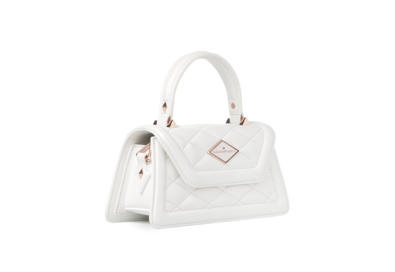 Alexander Smith ELIZABETH MINI - WHITE - MATELASSÉ Qualità