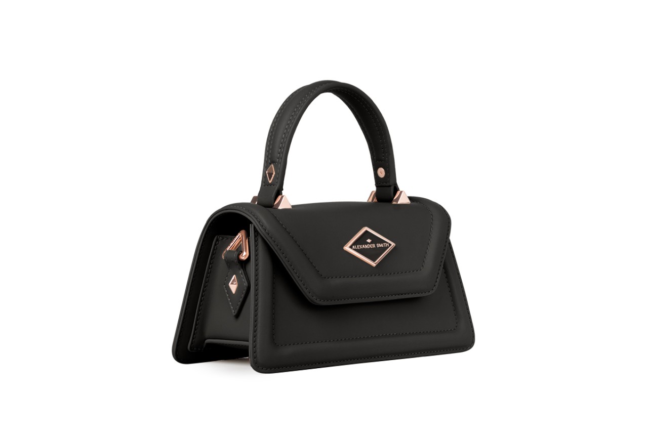 Alexander Smith ELIZABETH MINI - BLACK - LISCIA Spedizione Gratuita
