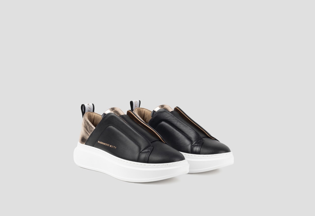 Alexander Smith WEMBLEY SLIP-ON WOMAN BLACK COPPER Sottocosto