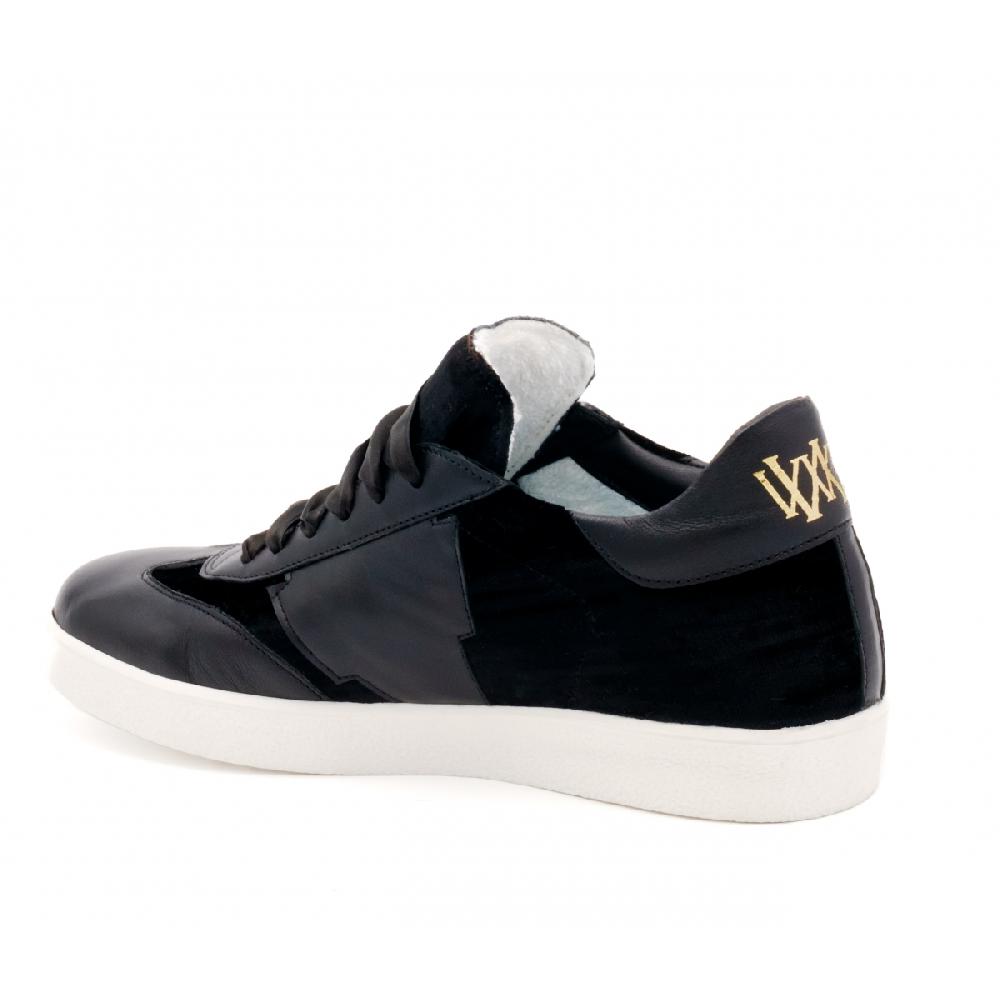 Amalfi by rangoni Sneakers Valetta velluto nero In Linea