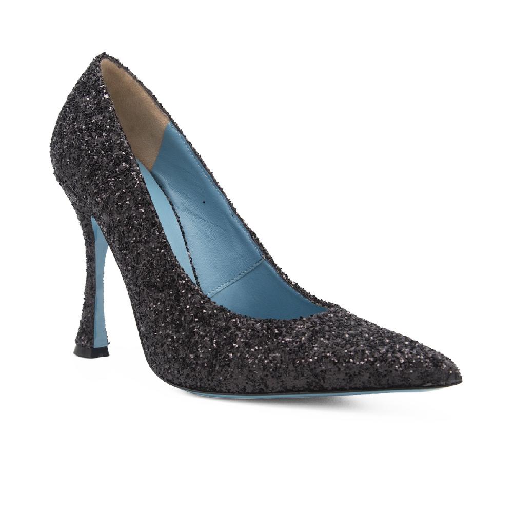Amalfi by rangoni Décolleté Semplice in glitter nero Spedizione Gratuita