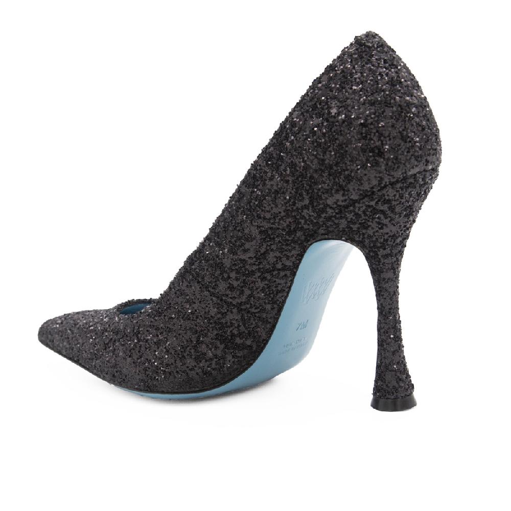 Amalfi by rangoni Décolleté Semplice in glitter nero Spedizione Gratuita