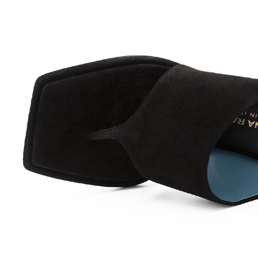Amalfi by rangoni Mule infradito Desiderio nero Sottocosto