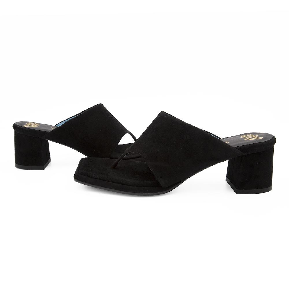 Amalfi by rangoni Mule infradito Desiderio nero Sottocosto