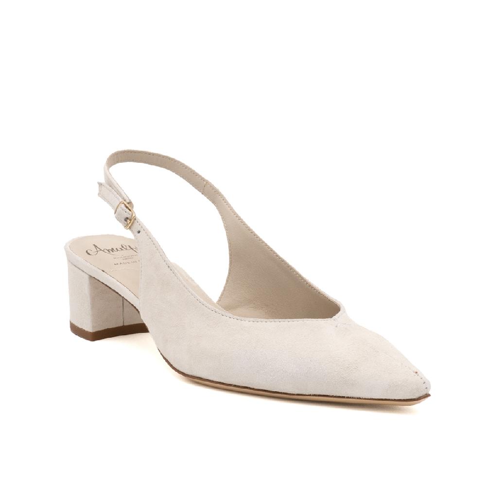 Amalfi by rangoni Slingback Panarea bianche Nuovo
